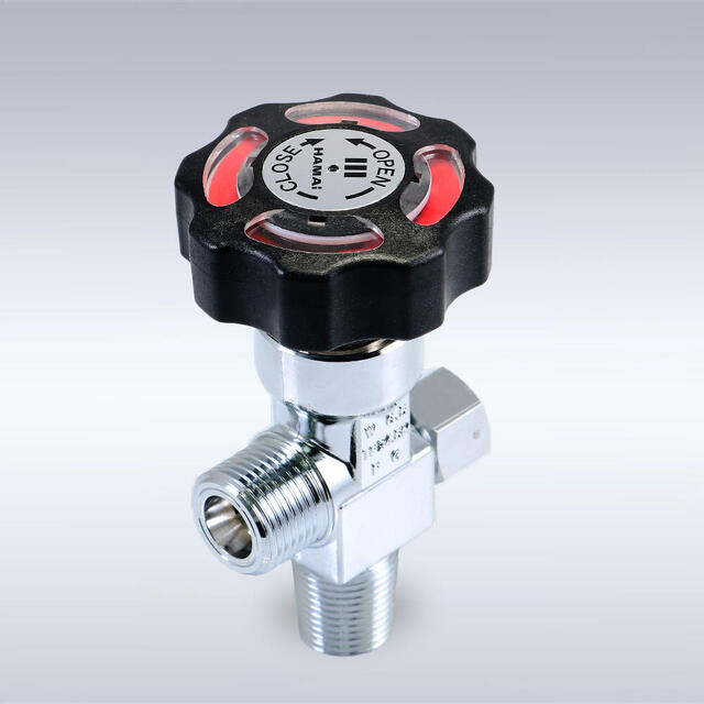 KX-10型 開閉表示ハンドル付き 容器用バルブ（スパイラル式）