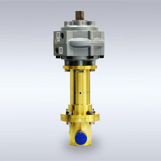 GA-115-R型 一般高圧ガス配管用 ハイローター付き 黄銅製配管バルブ（ストレート型、15mm）