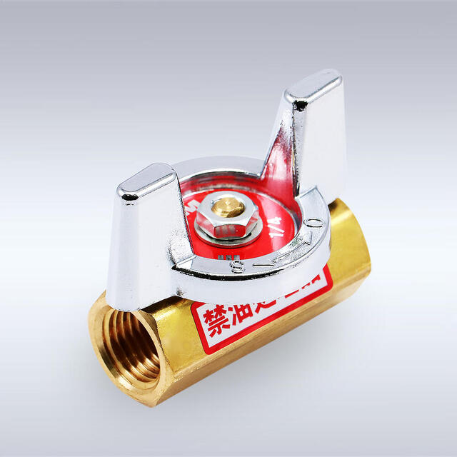 BBS-322/323/625型 PCW禁油仕様 蝶ハンドル型 黄銅製ボールバルブ（08A～50A）