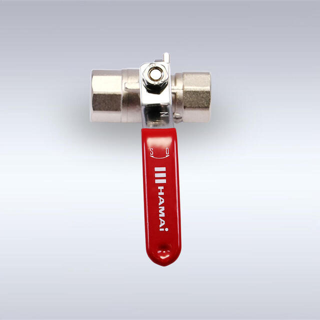 FBT-102型 メッキ仕様 フルボア相当 レバーハンドル型 黄銅製ボールバルブ（08A～50A）