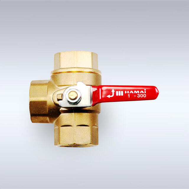 RBS-182型 黄銅製 ３方ボールバルブ（08A～25A）