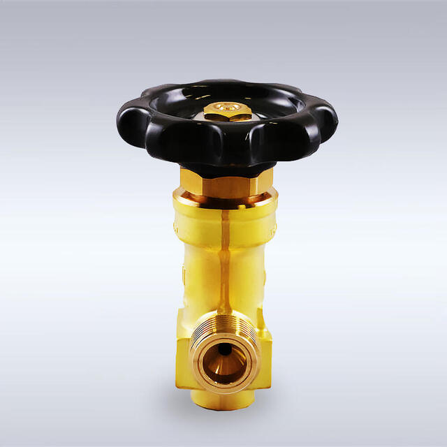 P-12型 一般高圧ガス配管用 黄銅製バックシートバルブ（ストレート型、4mm）