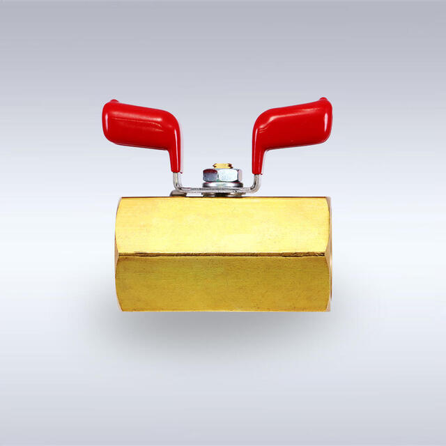 BBS-77/220/611型 蝶ハンドル型 黄銅製ボールバルブ（08A～50A）