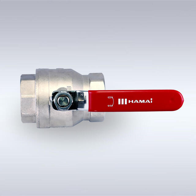 FBT-102型 メッキ仕様 フルボア相当 レバーハンドル型 黄銅製ボールバルブ（08A～50A）