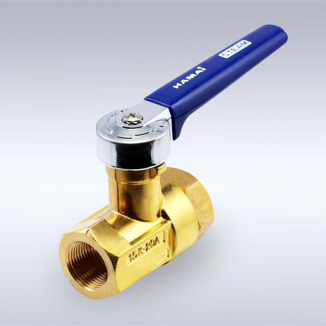 RBS-77型 本格的スチーム用 黄銅製ボールバルブ（15A～25A）