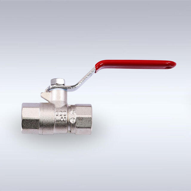 FBT-102型 メッキ仕様 フルボア相当 レバーハンドル型 黄銅製ボールバルブ（08A～50A）