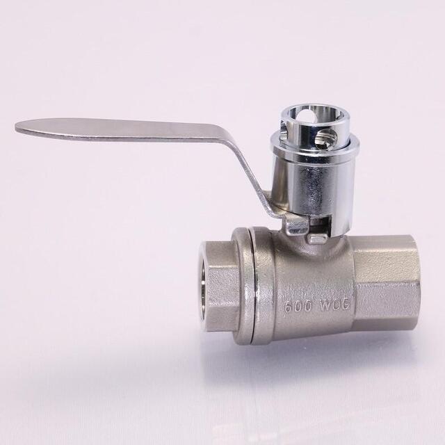 TSS-160型  PCW禁油仕様　２ＷＡＹロック機構付きステンレス製フルボア相当ボールバルブ（08A～50A）