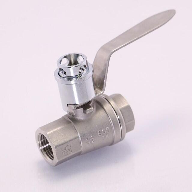 TSS-160型  PCW禁油仕様　２ＷＡＹロック機構付きステンレス製フルボア相当ボールバルブ（08A～50A）